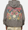 Ed Hardy Bloom Hoodie Washed Charcoal