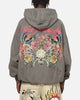 Ed Hardy Bloom Hoodie Washed Charcoal