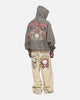 Ed Hardy Bloom Hoodie Washed Charcoal