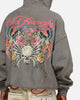 Ed Hardy Bloom Hoodie Washed Charcoal