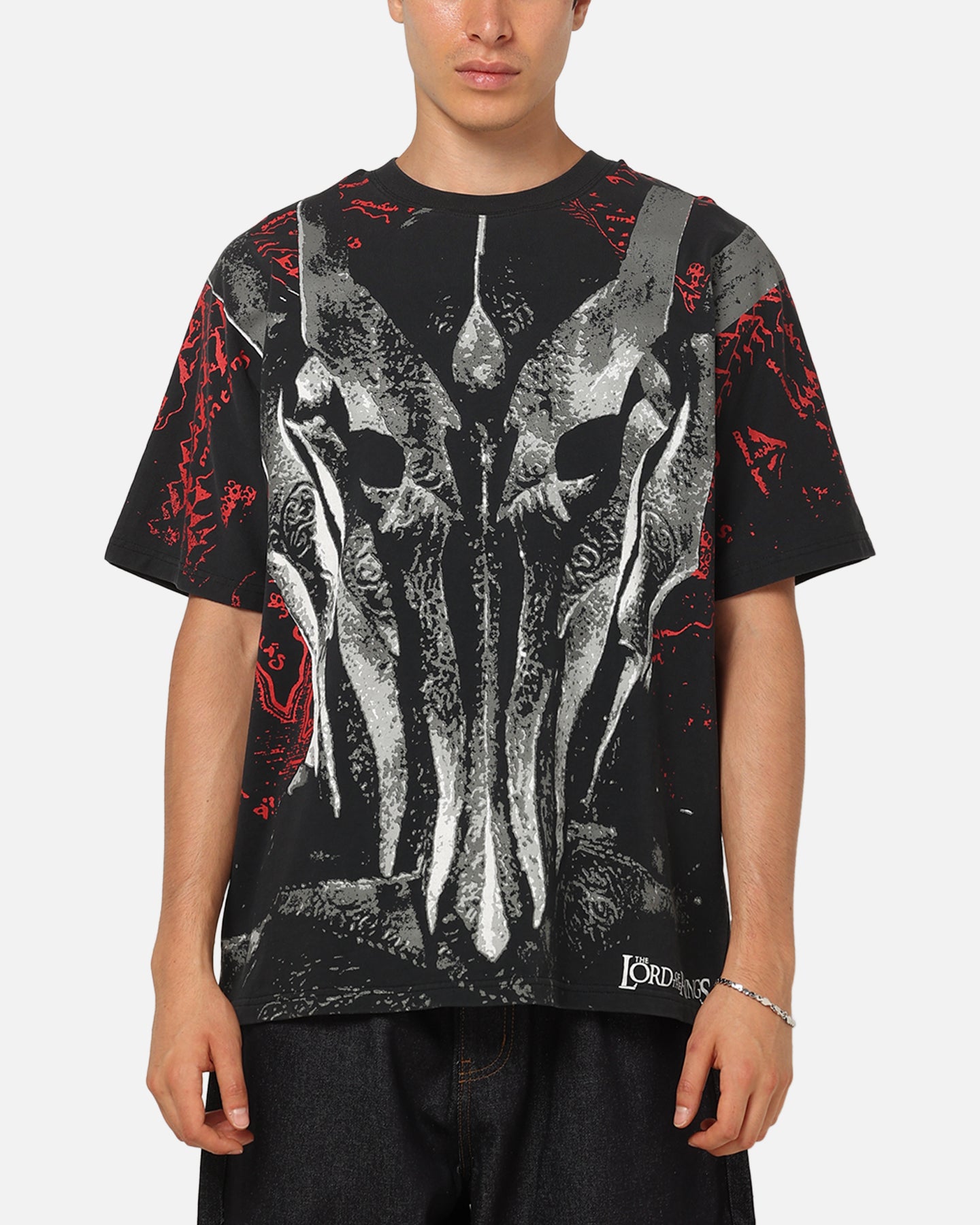 73Studio X Lord Of The Rings Sauron All Over Print T-Shirt Black