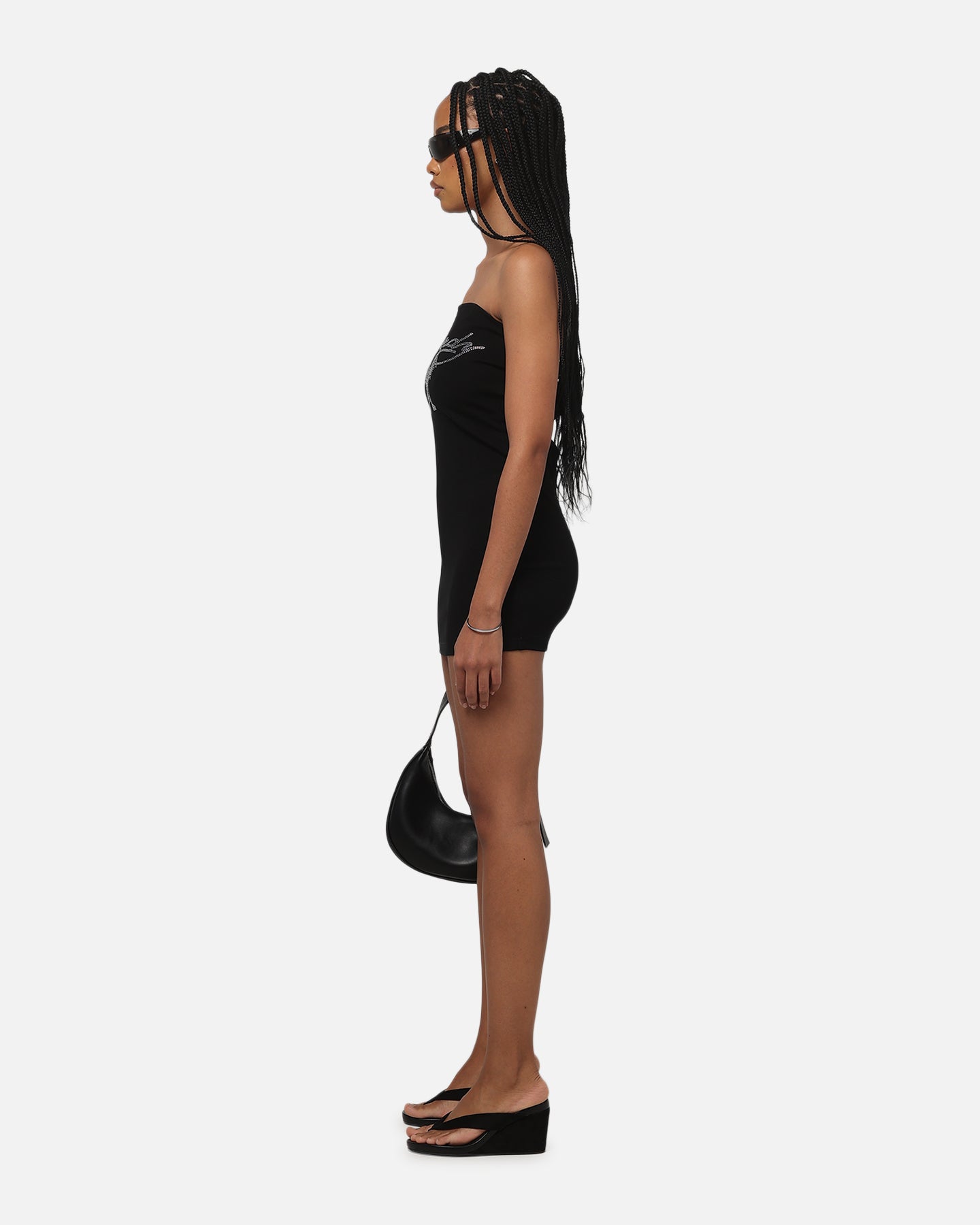 Ed Hardy Women's Butterfly Strapless Dress Black | Culture Kings
