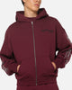 Ed Hardy Trinity Rhinestone Zip Hoodie Plum