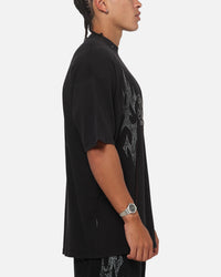 Saint Morta La Familia T-Shirt Washed Black