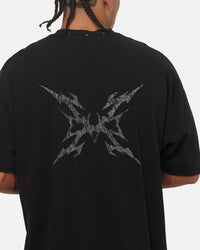 Saint Morta La Familia T-Shirt Washed Black