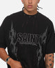 Saint Morta La Familia T-Shirt Washed Black