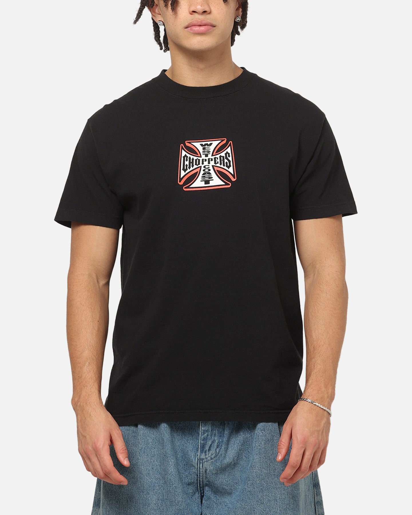 West Coast Choppers Choppers Cross T-Shirt Black | Culture Kings