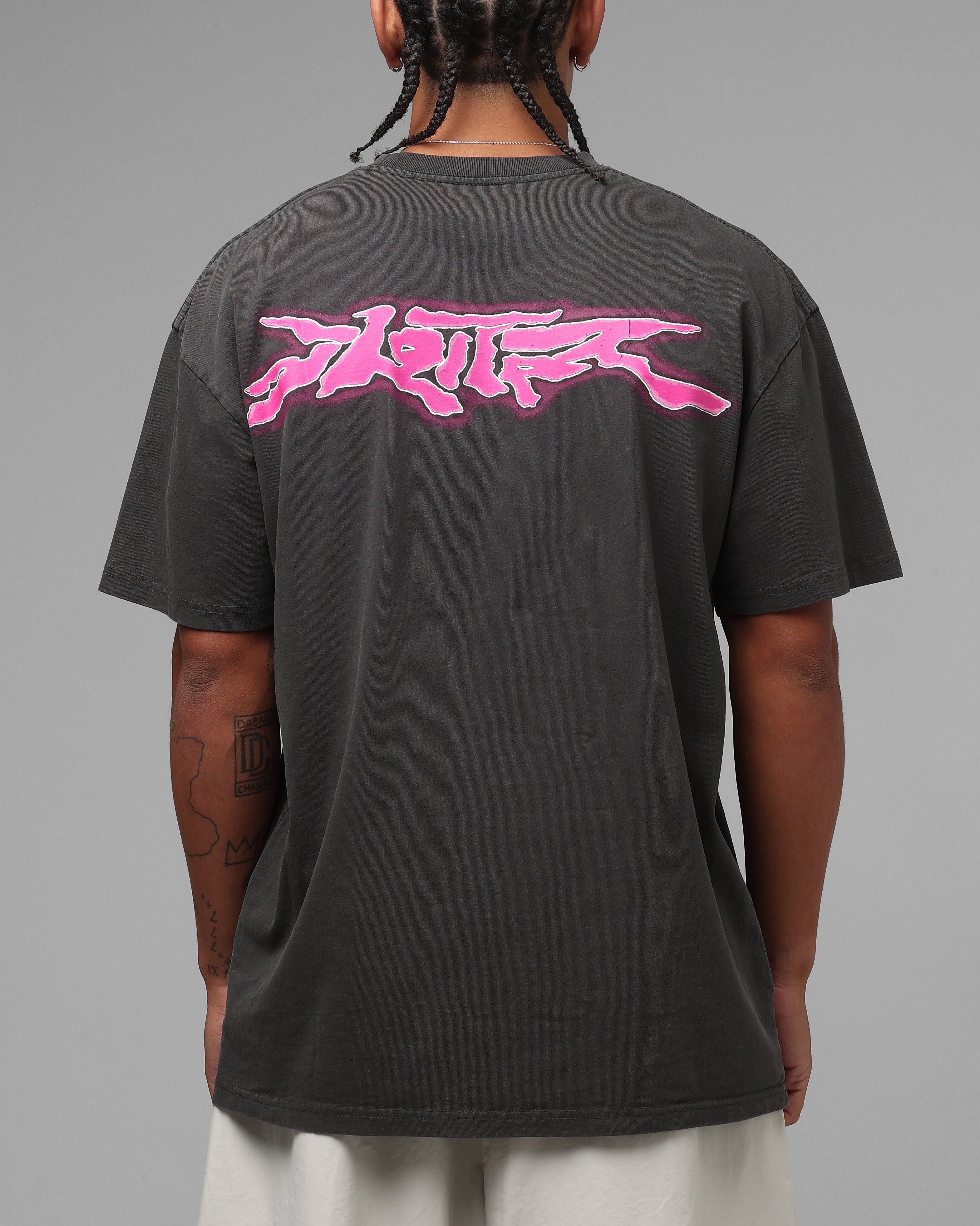 Loiter Cyber Logo T-Shirt Vintage Black | Culture Kings