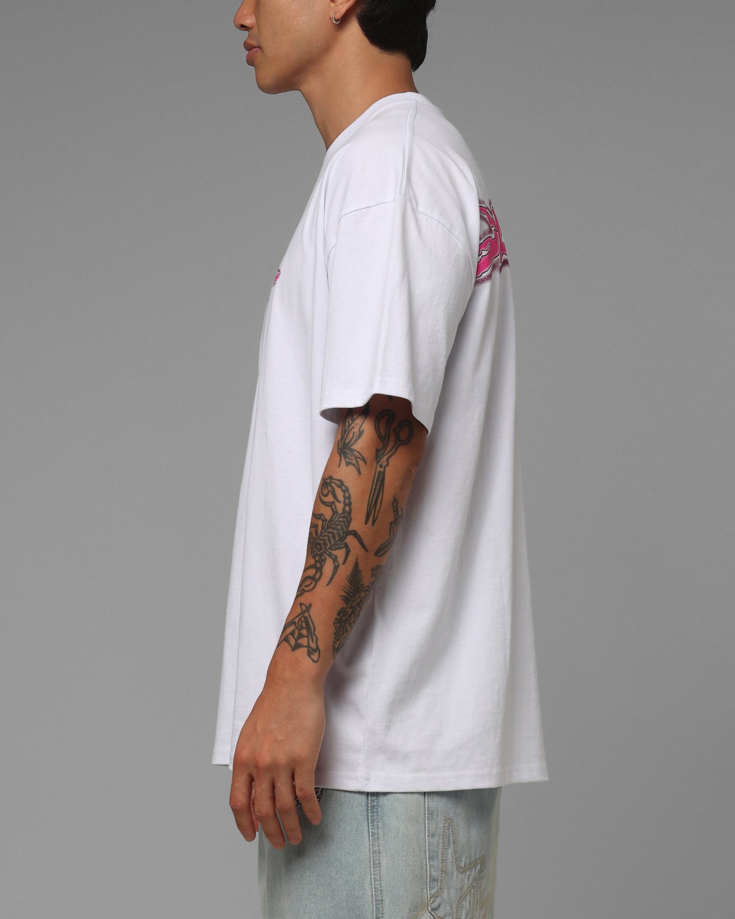 Loiter Cyber Logo T-Shirt White | Culture Kings