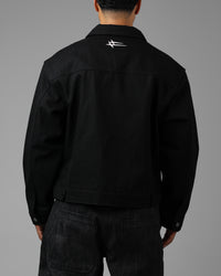 Loiter Hybrid Denim Jacket Black