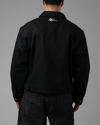 Loiter Hybrid Denim Jacket Black