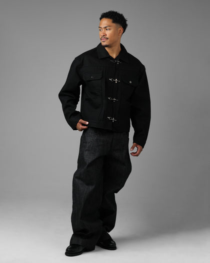 Loiter Hybrid Denim Jacket Black