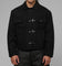 Loiter Hybrid Denim Jacket Black