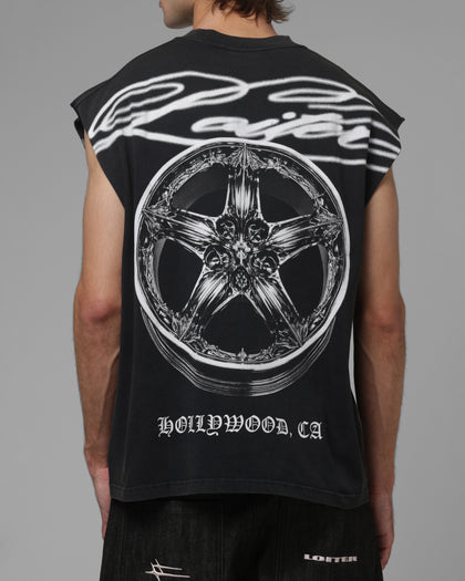 Loiter Body Shop Muscle T-Shirt Black