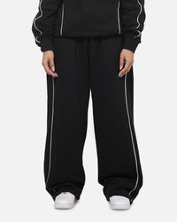 New Era Wide Leg Trackpants Black