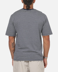 S Double Pocket Stripe T-Shirt Navy Stripe