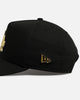 New Era Los Angeles Dodgers 'Canvas Chainstitch Project X' 9FORTY A-Frame Snapback Black/Gold