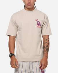 Carre Los Angeles City Series Heavyweight T-Shirt Grey/Blue