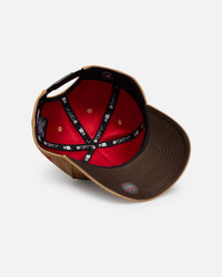 New Era Los Angeles Dodgers "Toasted Grain" 9Forty A-Frame Snapback Walnut