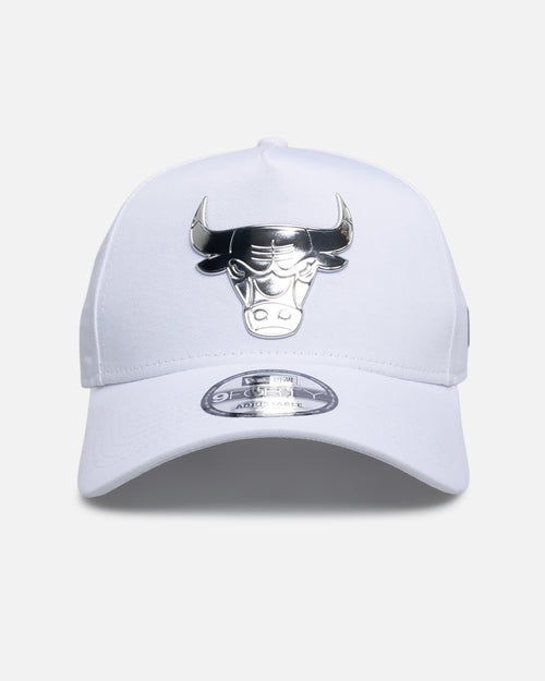 New Era Chicago Bulls 'White Silver' 9FORTY A-Frame Snapback White/Silver