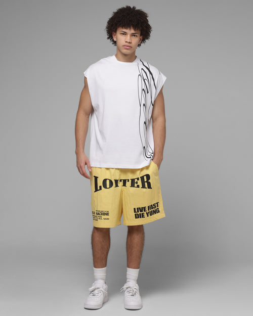 Loiter Impact Walk Shorts Yellow