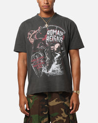 Culture Kings X WWE Roman Reigns Wrestlemania XLI Heavy T-Shirt Black Wash