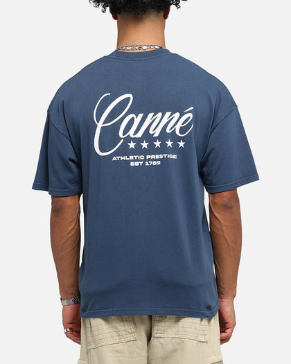 Carre Script T-Shirt Navy