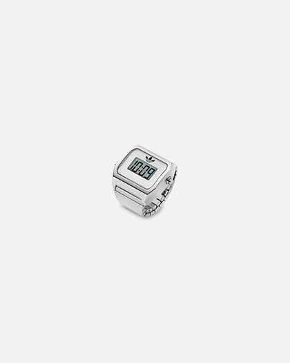 Adidas Digital Two Ring Watch Silver