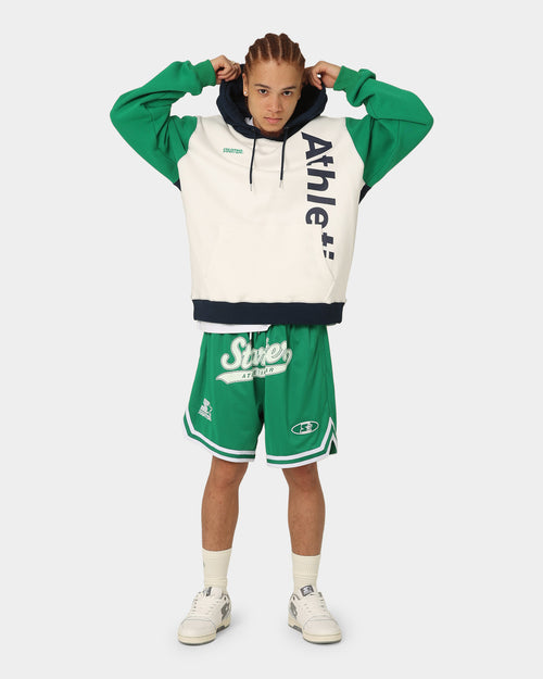 Starter Athletic Panel Hoodie Navy/Green
