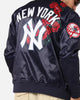 Pro Standard New York Yankees Roses Satin Jacket Navy