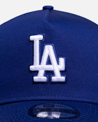 New Era Los Angeles Dodgers 'Running Stitch' 9FORTY A-Frame Snapback Official Team Colours