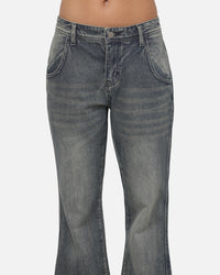 Ed Hardy Faded Bootcut Jeans Dirty Denim