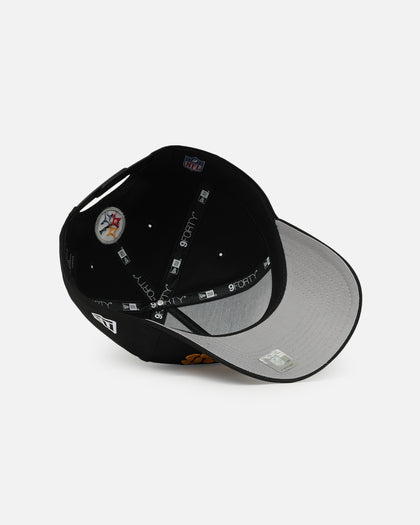 New Era Pittsburgh Steelers 'Upside Down Logo' 9FORTY A-Frame Snapback Black