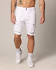 Saint Morta Thrashed Shorts White