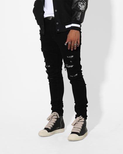 Saint Morta Bandana Summum Jean Black/White