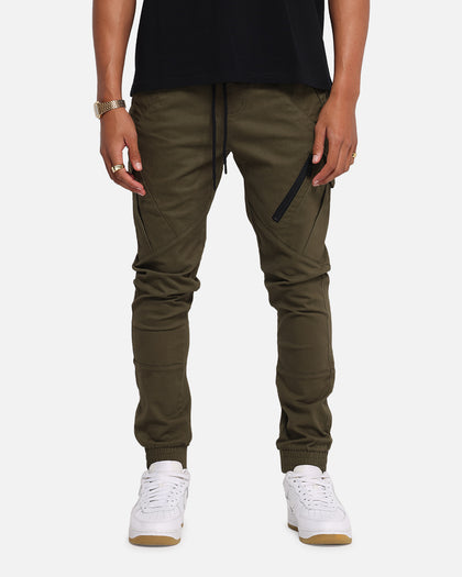 Carre Evolution Cargo Joggers Olive Green