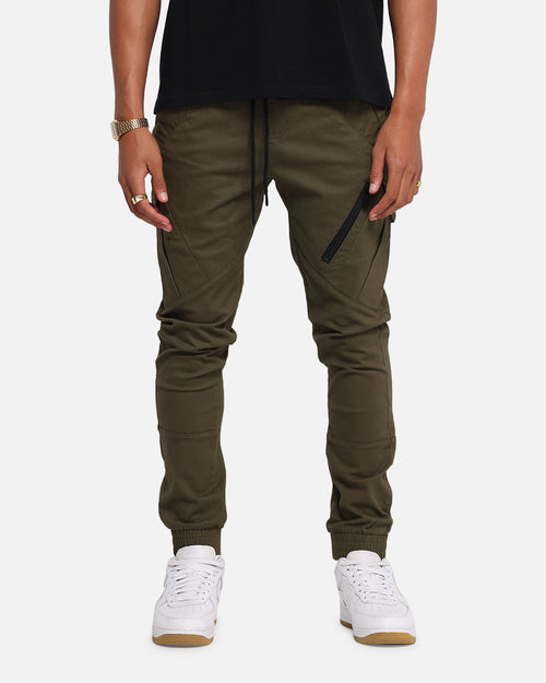 Carre Evolution Cargo Joggers Olive Green