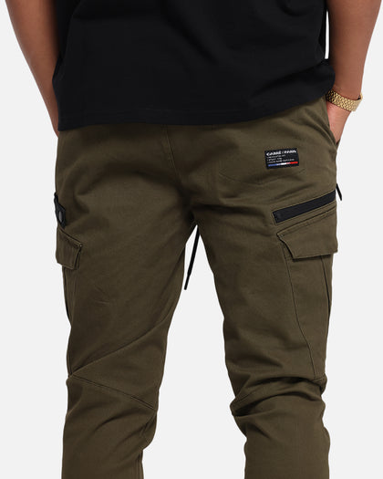 Carre Evolution Cargo Joggers Olive Green