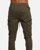Carre Evolution Cargo Joggers Olive Green