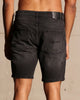 Saint Morta Destroyer Distressed Shorts Vintage Black