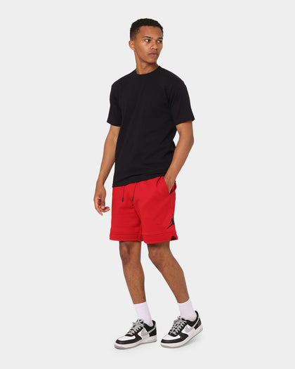 Jordan Essential Fleece Diamond Shorts Gym Red/Black