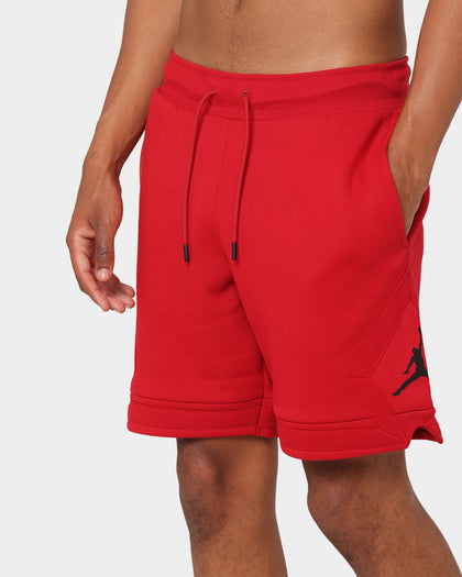 Jordan Essential Fleece Diamond Shorts Gym Red/Black