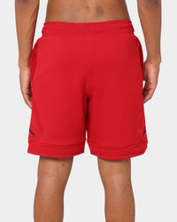 Jordan Essential Fleece Diamond Shorts Gym Red/Black