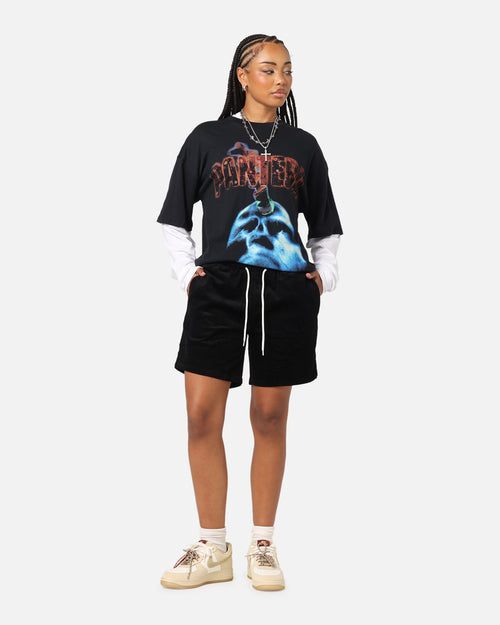 XXIII Riven Cord Shorts Black