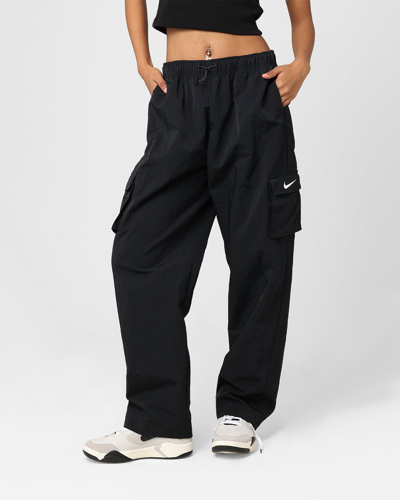nike black cargo pants women's
