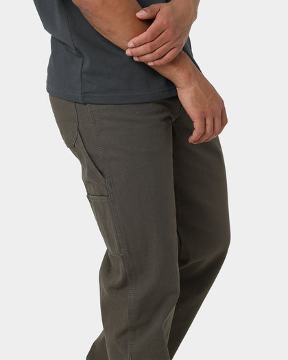 Dickies Relaxed Fit Duck Jeans Rinsed Moss Green