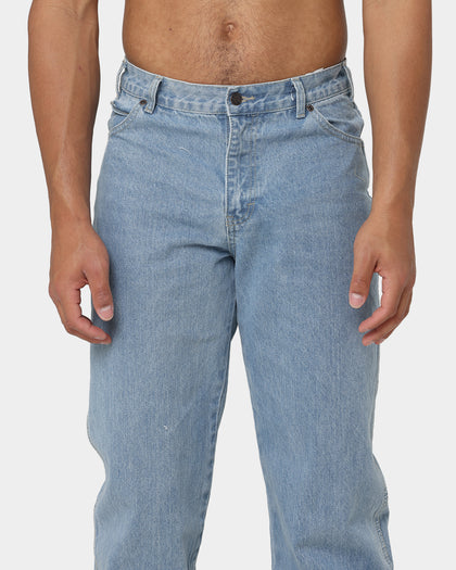 Dickies Relaxed Straight Fit Jeans Light Indigo