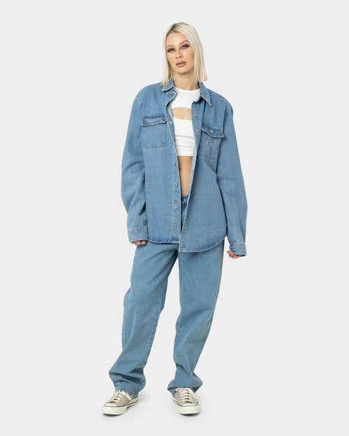 Dickies Relaxed Straight Fit Jeans Light Indigo