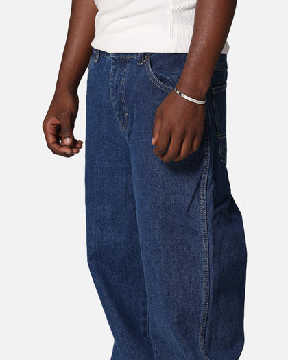 Dickies Relaxed Straight Denim Jeans Stone Washed Indigo