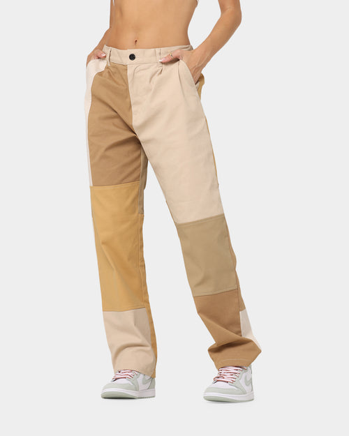 XXIII Dorian Wide Leg Chino Pants Tan